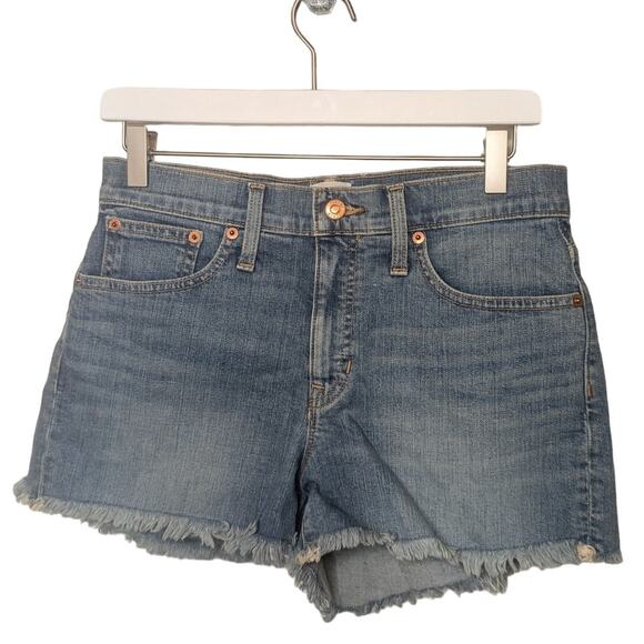 J. CREW Denim High Rise Cutoff Jean Shorts Women's Size 26 Style Number AV826 - Picture 1 of 7